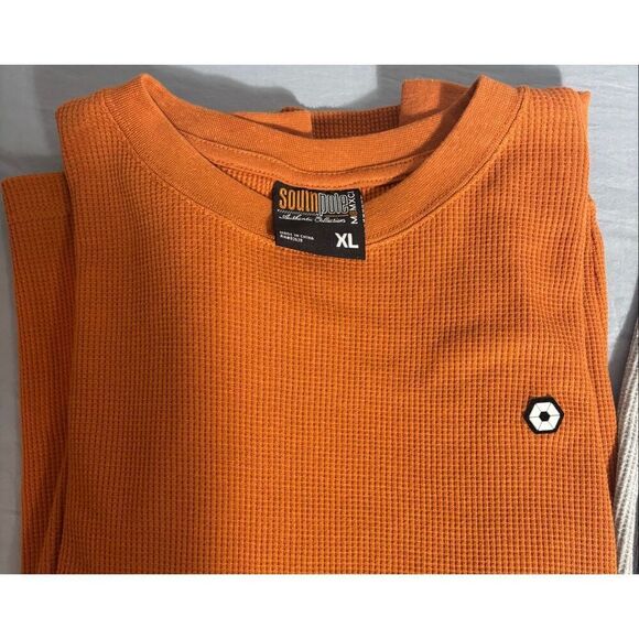 Vintage Southpole Y2K Long Sleeve Waffle Knit Thermal Shirt Skate XL Lot of 2 - Picture 2 of 9